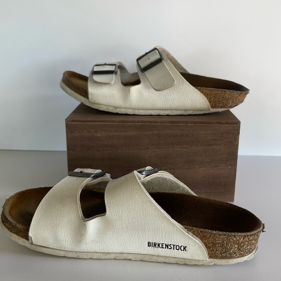 Birkenstock White Leather (32) - Picture 4 of 7